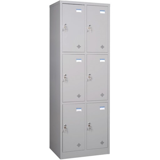 Tủ locker 6 ngăn hàn liền